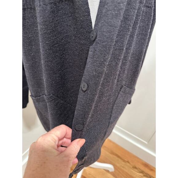Eileen Fisher Wool Cardigan - Picture 5 of 7